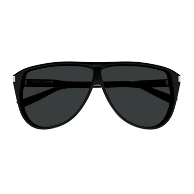 Saint Laurent Sl 731 Gaspar Sunglasses In Black-black-black