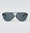 Saint Laurent Sl 734 Round Sunglasses In Black