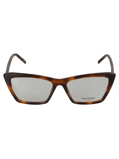 Saint Laurent Sl 737 Mica Frame In Brown
