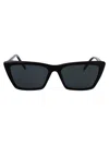 Saint Laurent Sl 737 Mica Thin Sunglasses In Black
