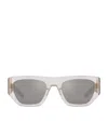 Saint Laurent Sl 740 Pillowed Square Sunglasses In Gray