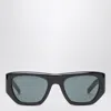 Saint Laurent Square-shaped Logo Sunglasses In Black