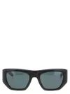 Saint Laurent Logo Square Sunglasses In Black