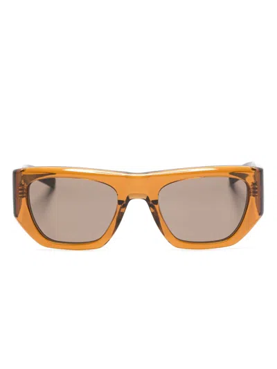 Saint Laurent Sl 740 Sunglasses In Brown