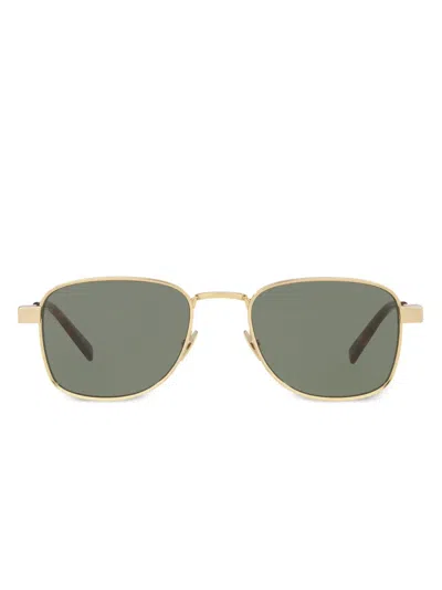 Saint Laurent Sl 741 Sunglasses In Gold