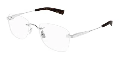 Saint Laurent Sl 744 Men's Glasses, Silver, Size 53 In White