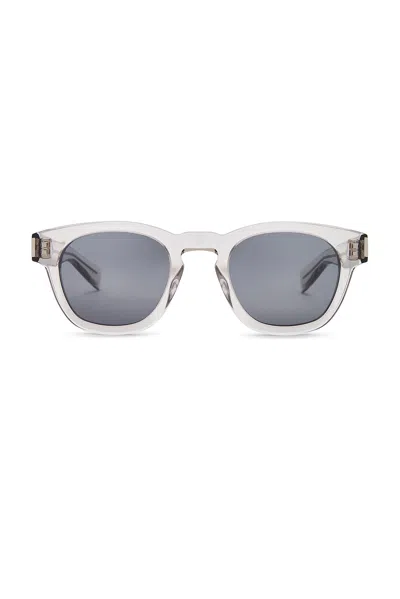 Saint Laurent Sl 746 Sunglasses In Beige & Silver
