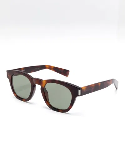 Saint Laurent Sl 746 Sunglasses In Braun