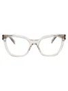 Saint Laurent Sl 748 Glasses In Beige-beige-transparent