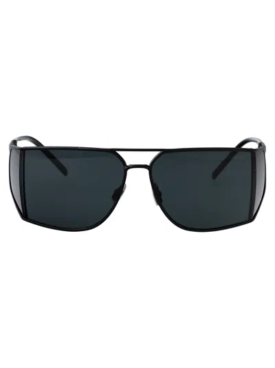 Saint Laurent Sl 750 Sunglasses In Black-black-black