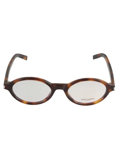 Saint Laurent Sl 751 Frame In Havana-havana-transparent