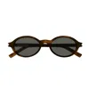 Saint Laurent Sl 751 Jeanne Linea Corner Angle 003 Havana Chiaro Sunglasses In Black
