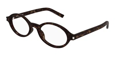 Saint Laurent Sl 751 Jeanne Opt Women's Glasses, Tortoiseshell, Size 50 In Black
