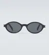 Saint Laurent Sl 751 Jeanne Oval Sunglasses In Schwarz