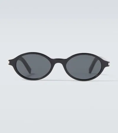 Saint Laurent Sl 751 Jeanne Oval Sunglasses In Schwarz