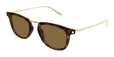 Saint Laurent Sl 753 006 Occhiali Da Sole Tartarugatishell Per Uomo In Brown