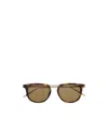 Saint Laurent Sunglasses In Havana Brown/light Gold
