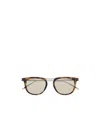 Saint Laurent Sl 753 In Havana Brown/silver/sand