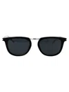 Saint Laurent Sl 753 Sunglasses In Black-silver-black