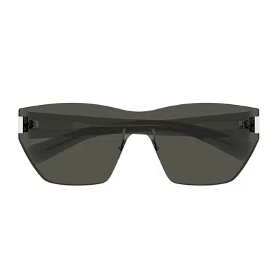 Saint Laurent Sl 755 Linea Corner Angle 001 Grey Grey Sunglasses