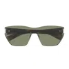 Saint Laurent Sl 755 Linea Corner Angle 002 Havana Green Sunglasses