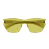 Saint Laurent Sl 755 Linea Corner Angle 003 Yellow Sunglasses In Yellow