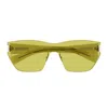 Saint Laurent Sl 755 Linea Corner Angle 003 Yellow Sunglasses In Yellow