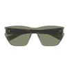 Saint Laurent Sl 755 Linea Corner Angle 002 Havana Green Sunglasses