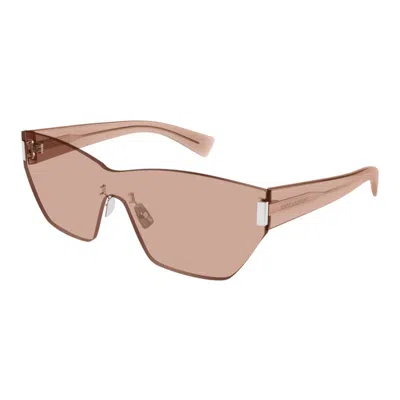 Saint Laurent Sl 755004 Pink Pink Pink In Neutral