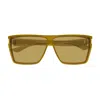Saint Laurent Sl 756 Linea Corner Angle 004 Brown Trasparente Sunglasses