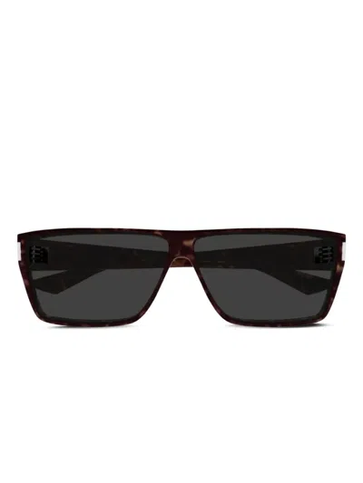 Saint Laurent Sl 757 Sunglasses In 褐色