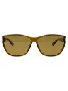 Saint Laurent Brown-brown-brown Bio Injection Sunglasses In Brown