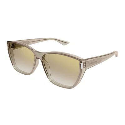 Saint Laurent Sl 758003-yellow-yellow-brown