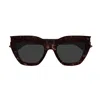 Saint Laurent Sl 759 Linea Corner Angle 002 Havana Grey Sunglasses