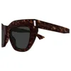 Saint Laurent Sl 759002 Havana Havana Grey In Black