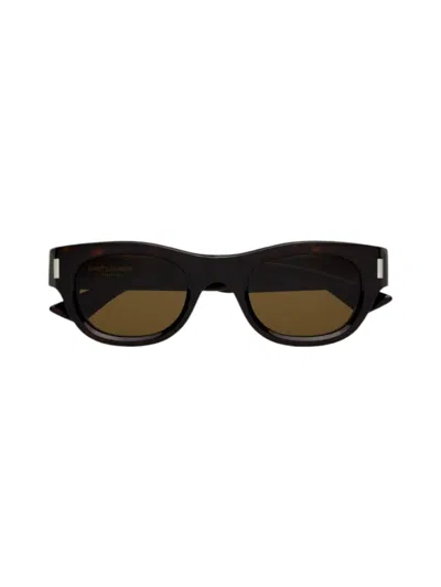 Saint Laurent Sl 761 Sunglasses In Brown
