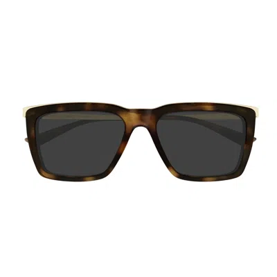 Saint Laurent Sl 765 Linea Sl Logo 004 Havana Gold Grey Sunglasses In Brown