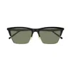 Saint Laurent Sl 767001-black-black-green In Black