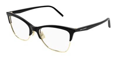 Saint Laurent Sl 769 Women's Glasses, Gold, Size 54 In Black