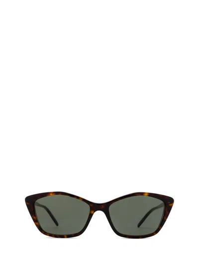Saint Laurent Sl 775 Havana Sunglasses In 002