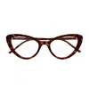 Shop Saint Laurent Sl 777 Sl Logo 002 Havana Scuro Glasses
