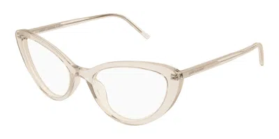 Saint Laurent Sl 777 Women's Glasses, Brown, Size 55 In Neutral