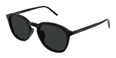 Saint Laurent Sl 782/k Vestibilità Orientale 001 Occhiali Da Sole Neri Per Uomo In Black