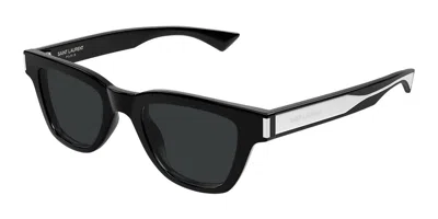 Saint Laurent Sl 789 Jacques 001 Occhiali Da Sole Neri Per Donna In Black
