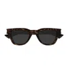 Saint Laurent Sl 789 Jacques Square Sunglasses In Brown