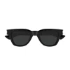 Saint Laurent Logo Sunglasses In Black