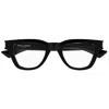 Saint Laurent Sl 789 Jacques Opt Linea Corner Angle 001 Black Crystal Glasses In Black