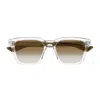 Saint Laurent Sl 790 Linea Corner Angle 004 Crystal Brown Sunglasses