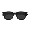 Saint Laurent Logo Sunglasses In Black