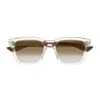 Saint Laurent Sl 790 Linea Corner Angle 004 Crystal Brown Sunglasses